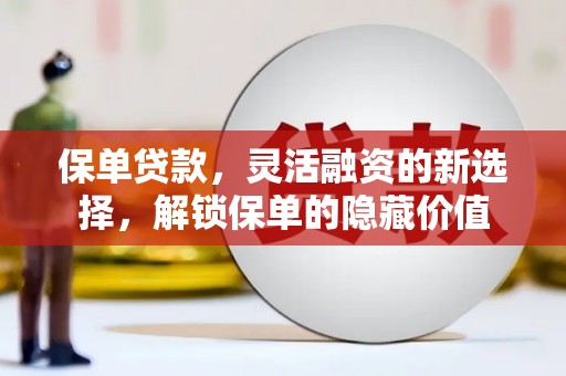 河源保单贷款，灵活融资的新选择，解锁保单的隐藏价值