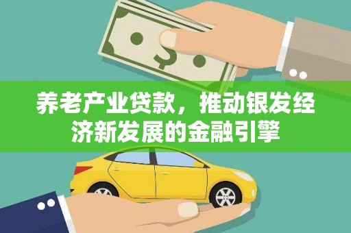 河源养老产业贷款，推动银发经济新发展的金融引擎