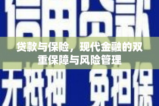 河源贷款与保险，现代金融的双重保障与风险管理