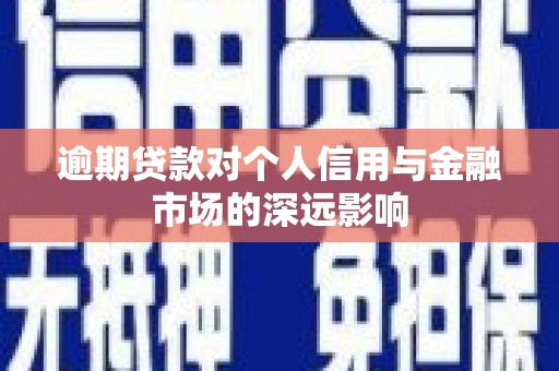 河源逾期贷款对个人信用与金融市场的深远影响