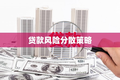 河源贷款风险分散策略