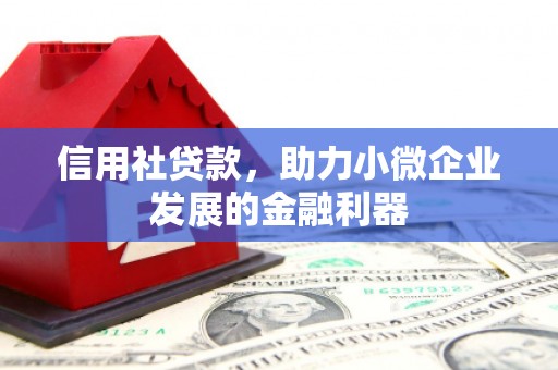 河源信用社贷款，助力小微企业发展的金融利器